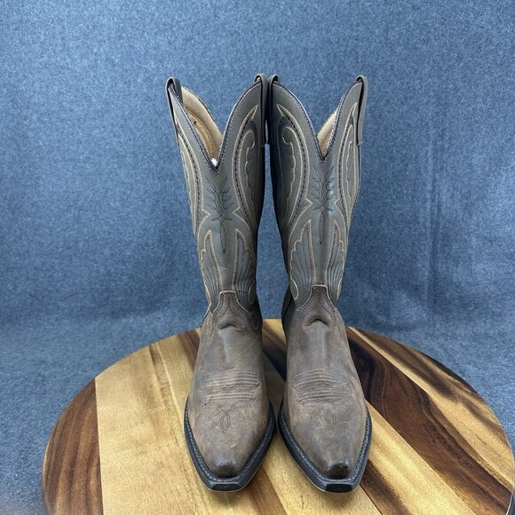 Laredo Cheyenne Women's Embroidered Cowgirl Boots 5732 Lea Vamp.Fox Sz 8M Brown - Picture 4 of 9